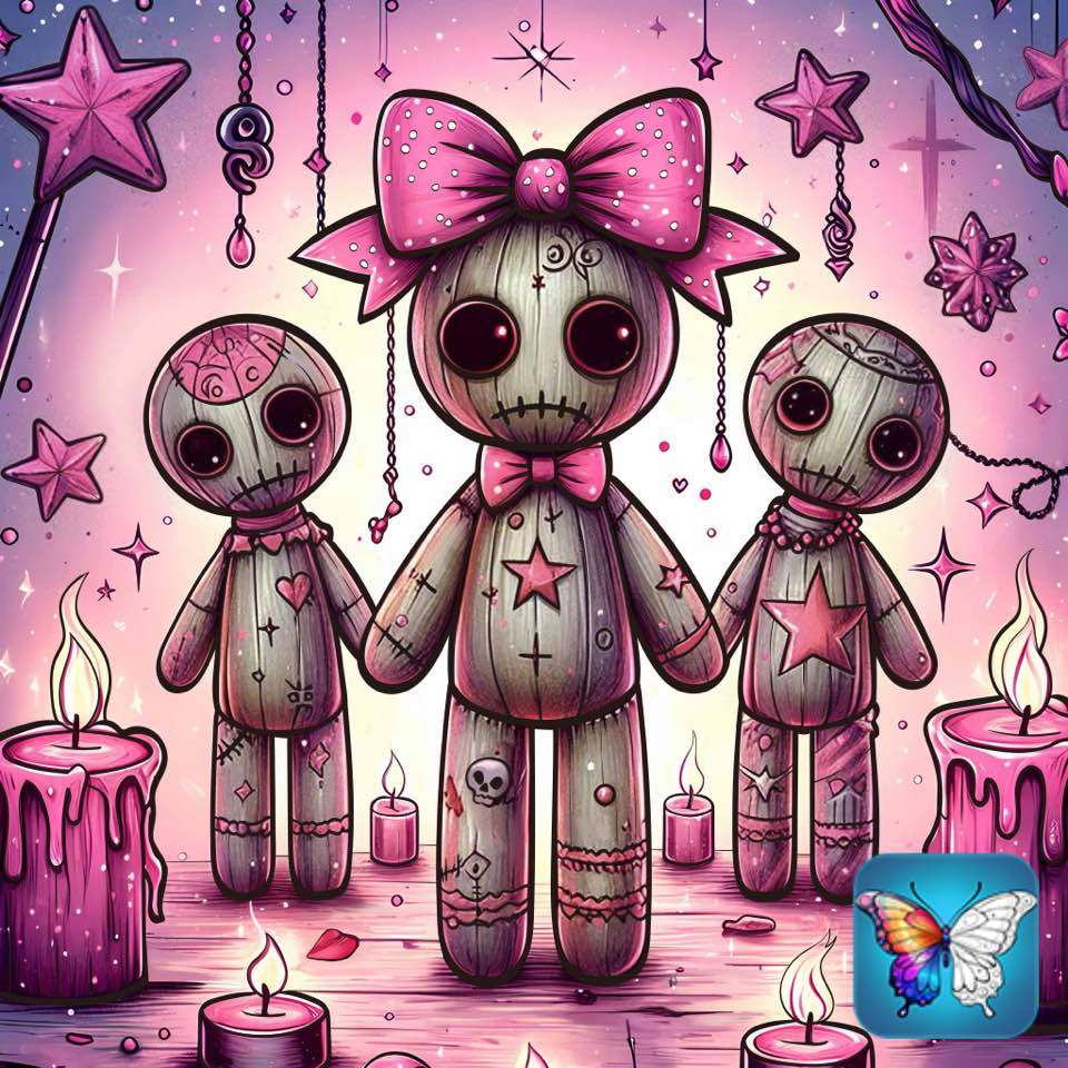 Cute voodoo doll online puzzle