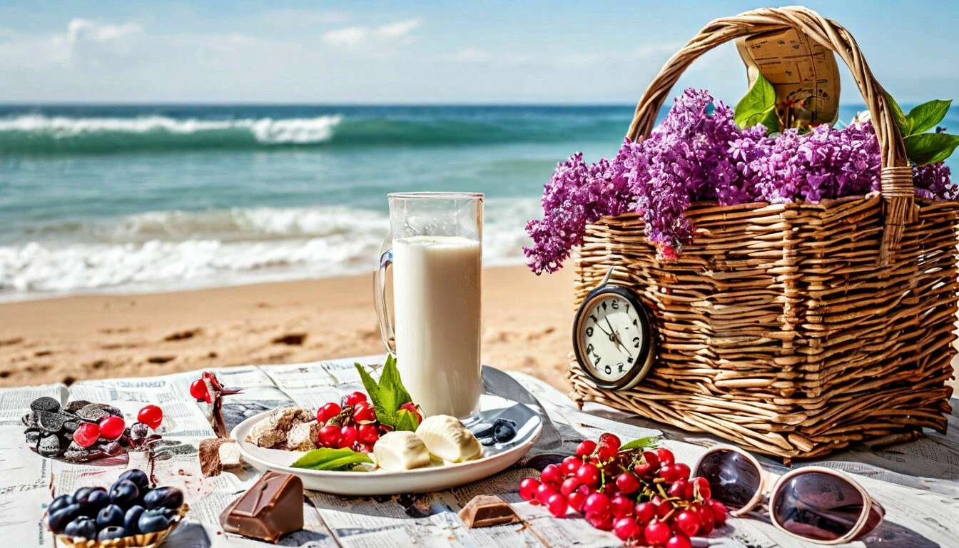 Postre en la playa rompecabezas en línea