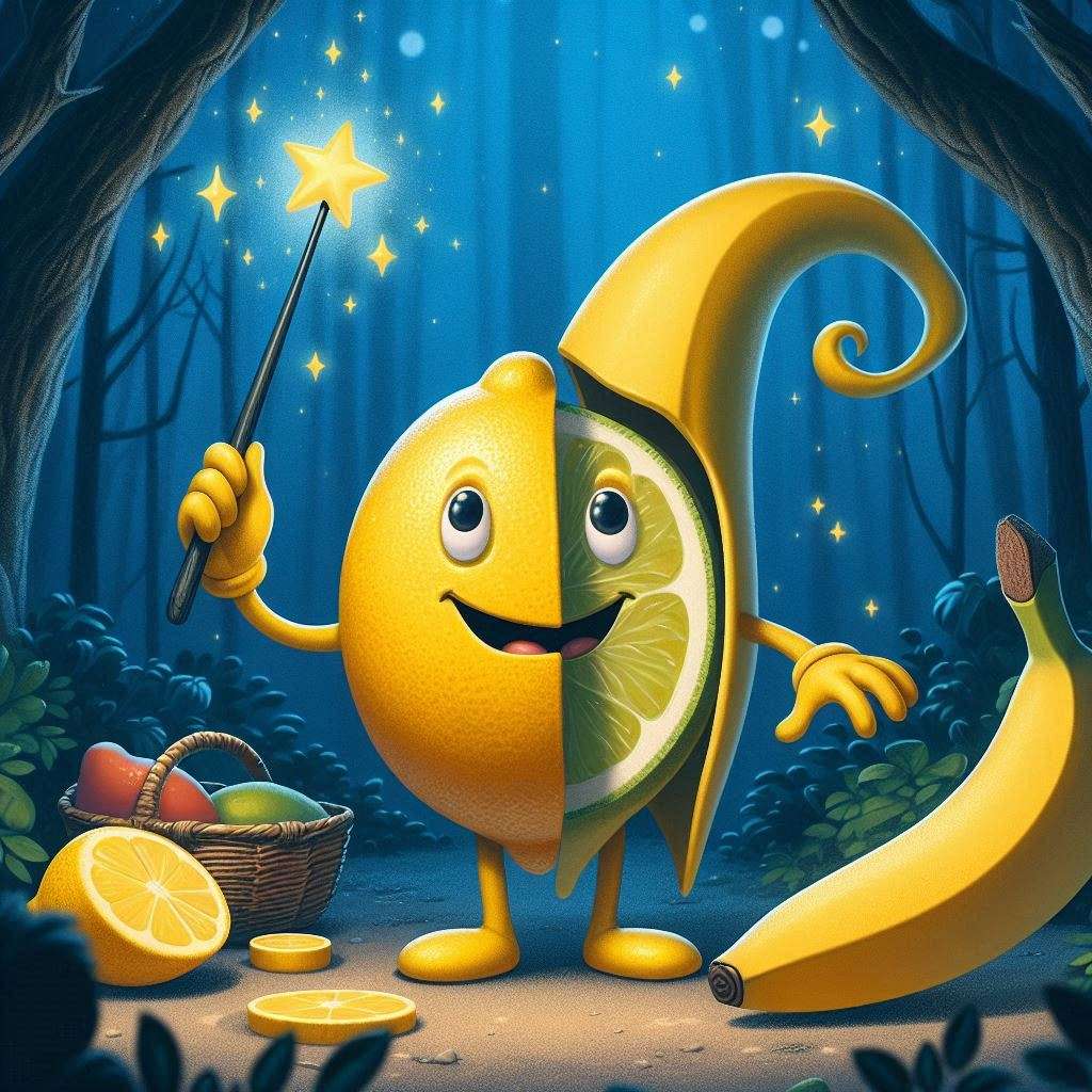 Limone e banana trasfigurazione puzzle online