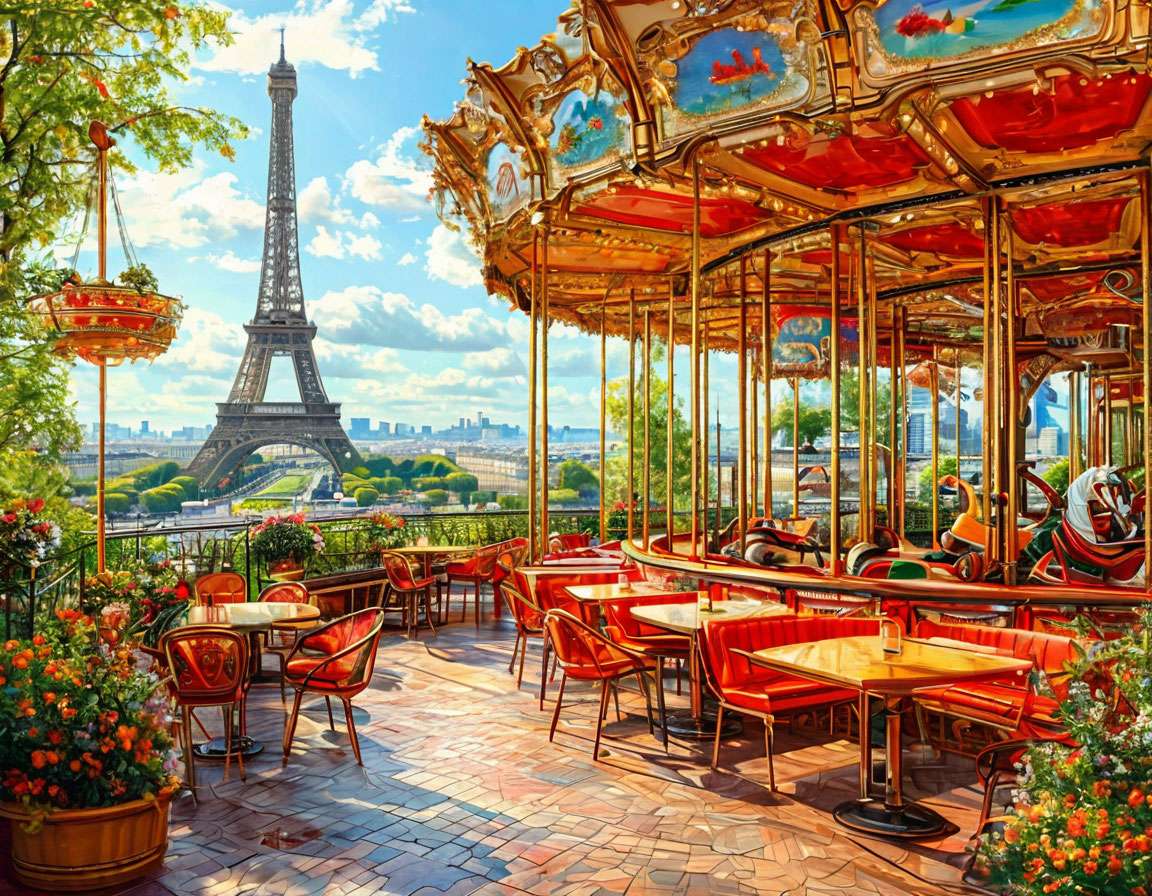 Vista di Parigi puzzle online