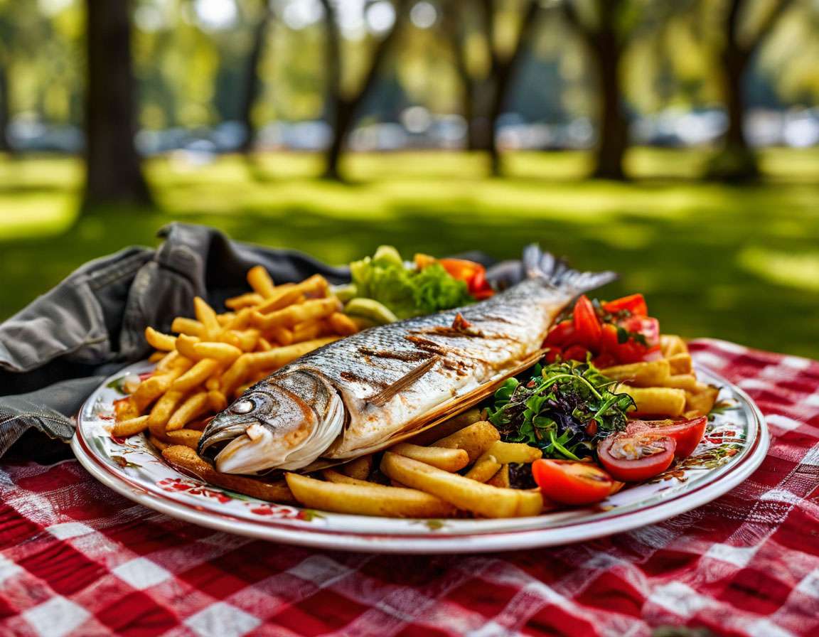 Almuerzo en el parque rompecabezas en línea