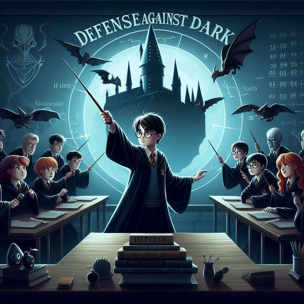 Harry Potter heeft controle over de kunst online puzzel