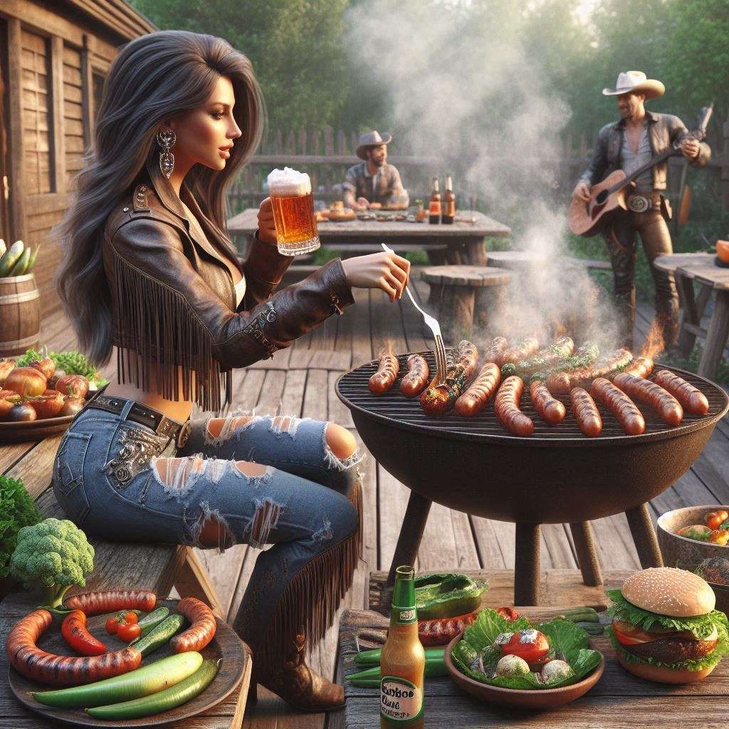 Grote barbecue online puzzel