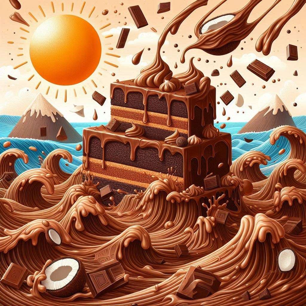 Oceano de chocolate puzzle online