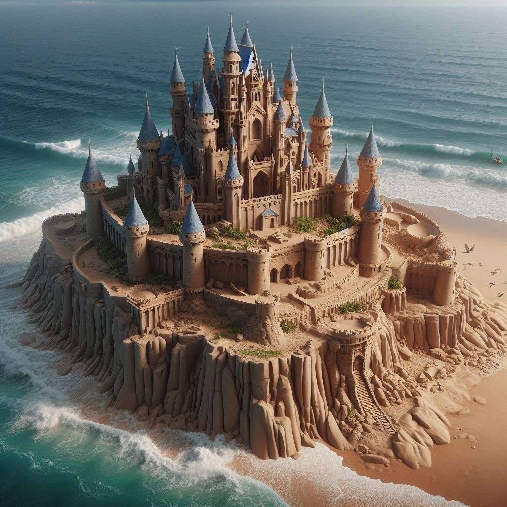 Sand castle online puzzle