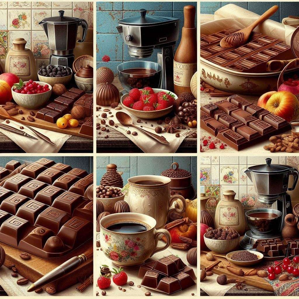 Barre de chocolat puzzle en ligne à partir d'une photo