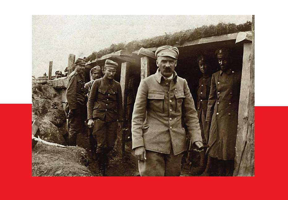 Józef Piłsudski en okopach na Wołyniu 1916 rompecabezas en línea