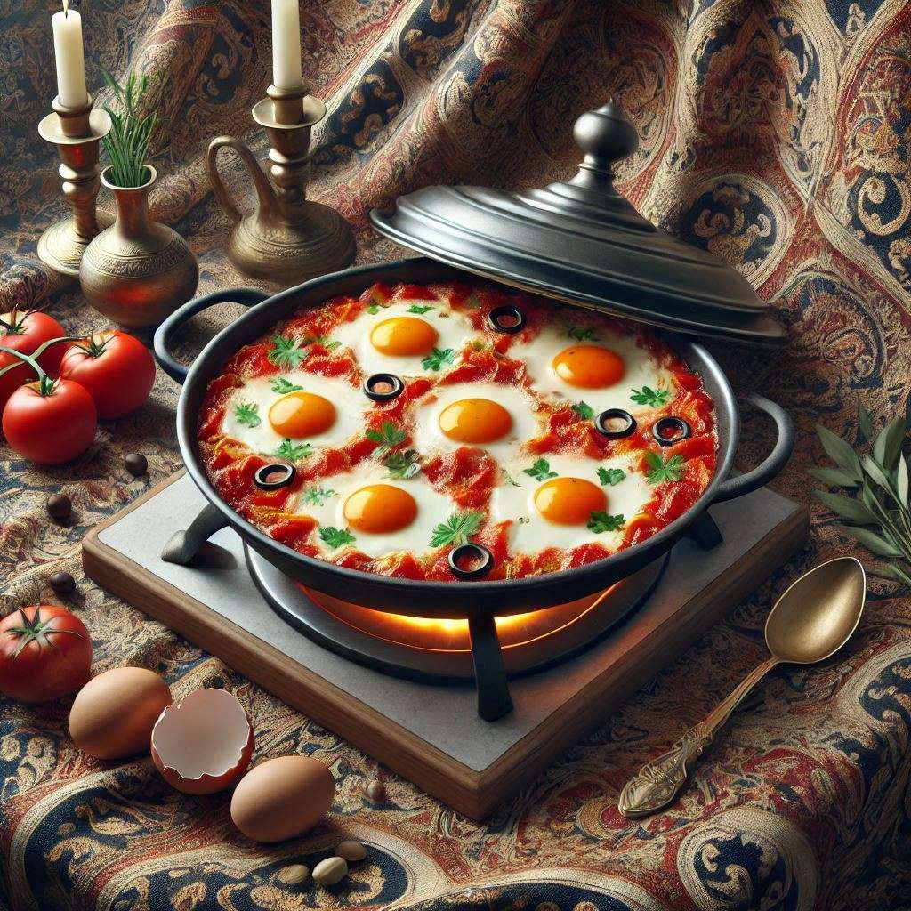 Shakshuka puzzle online z fotografie