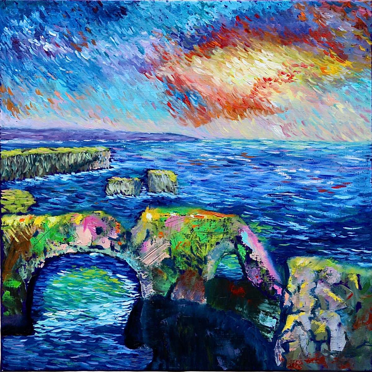 +Art-Sky-Rocks-Sea+ online puzzle
