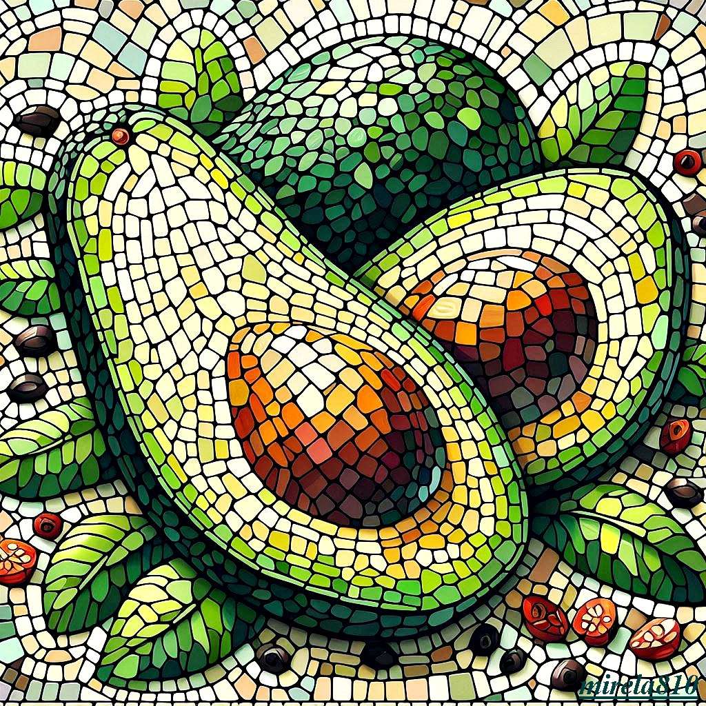 Aguacate, mosaico puzzle online a partir de foto