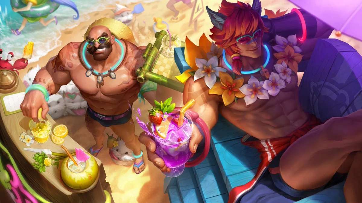 Партиране на басейн Braum Sett онлайн пъзел от снимка