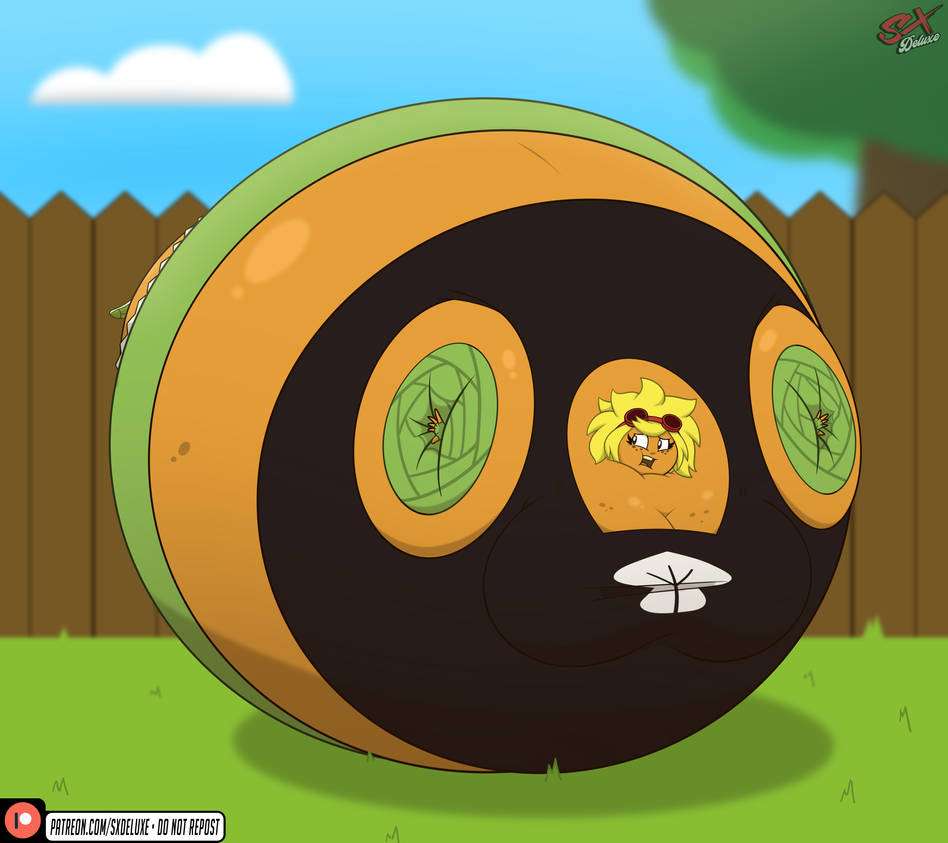 Sunflower girl humanoid pcs inflation puzzle online from photo