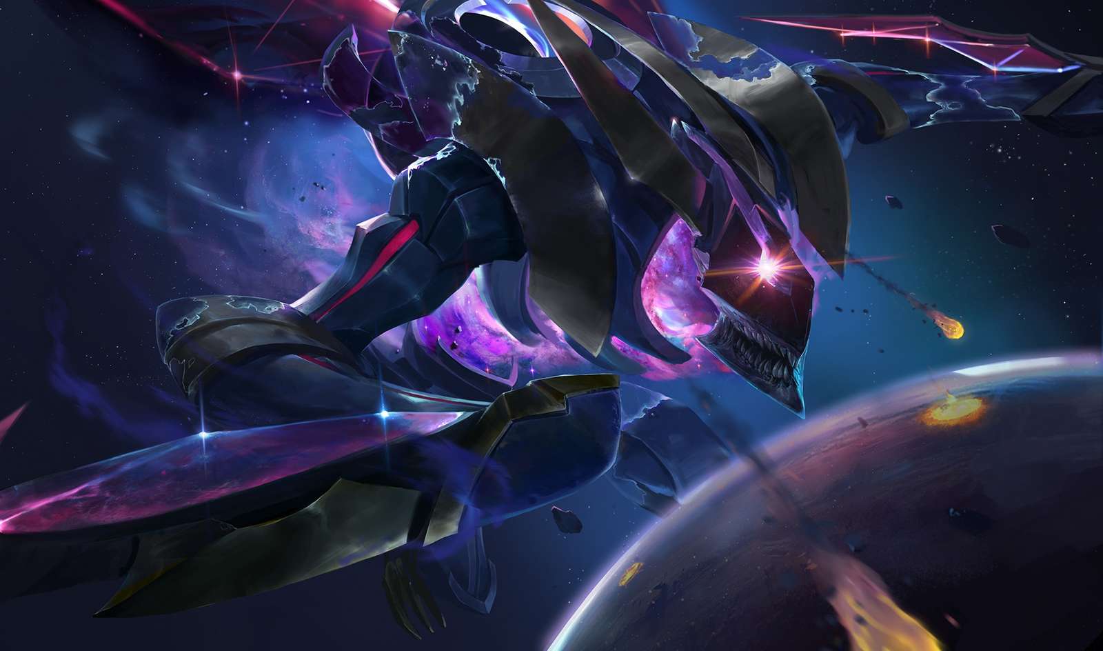Dark Star Kha'zix онлайн пъзел от снимка