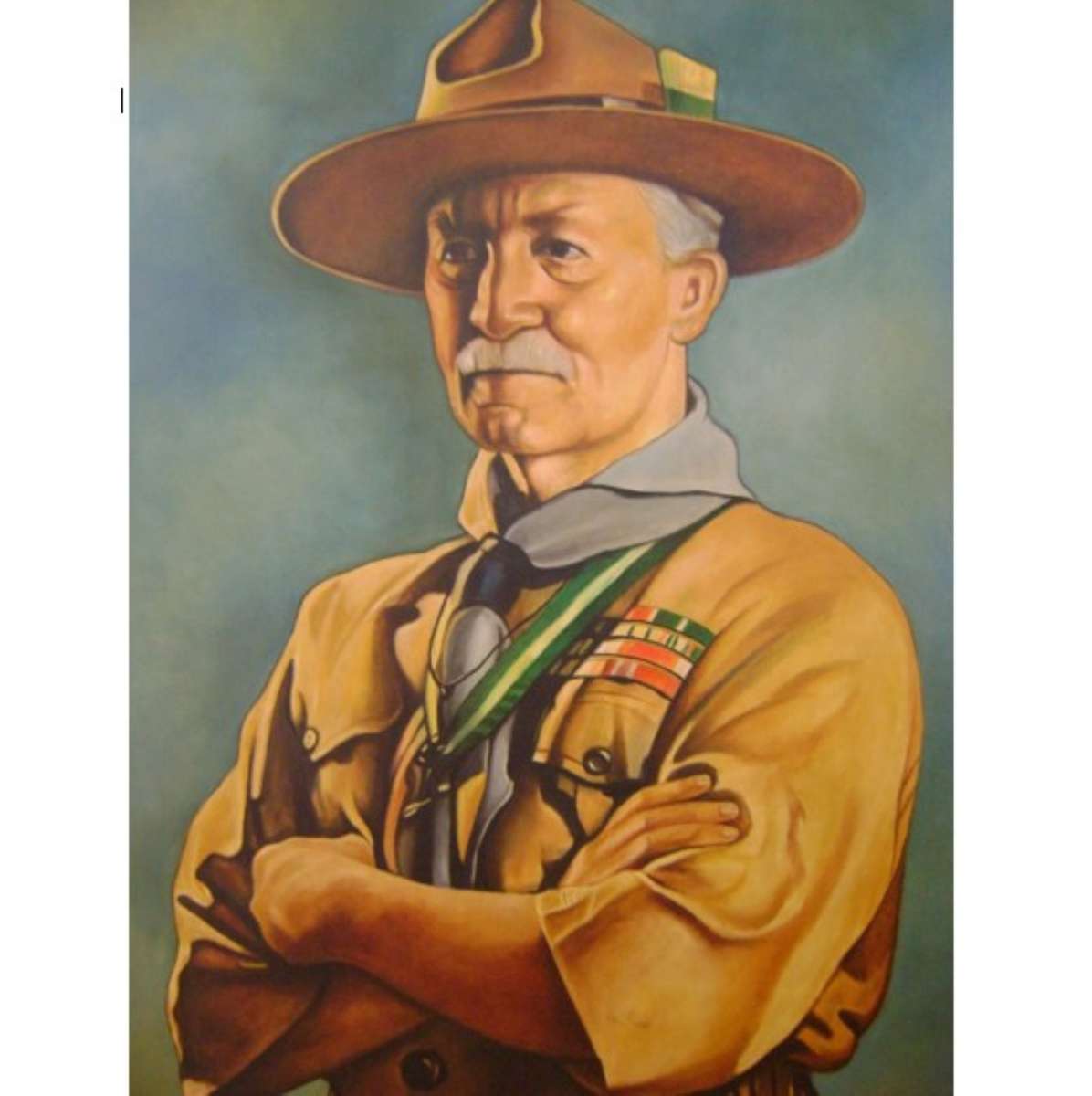 Lord baden powell puzzle online from photo