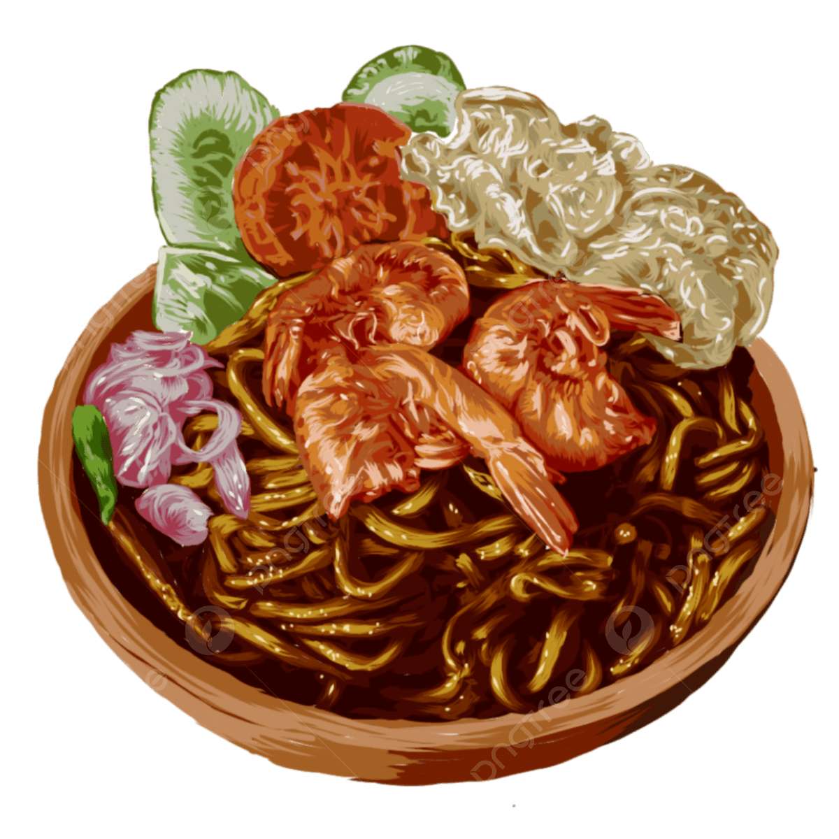 Mie Aceh онлайн пъзел от снимка