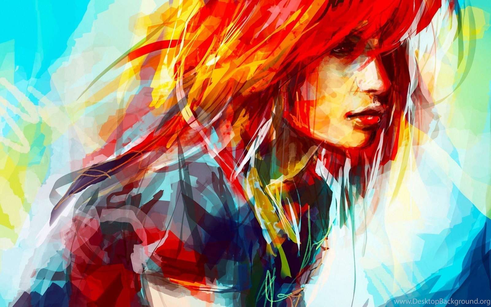 Shag Hair Girl puzzle online from photo