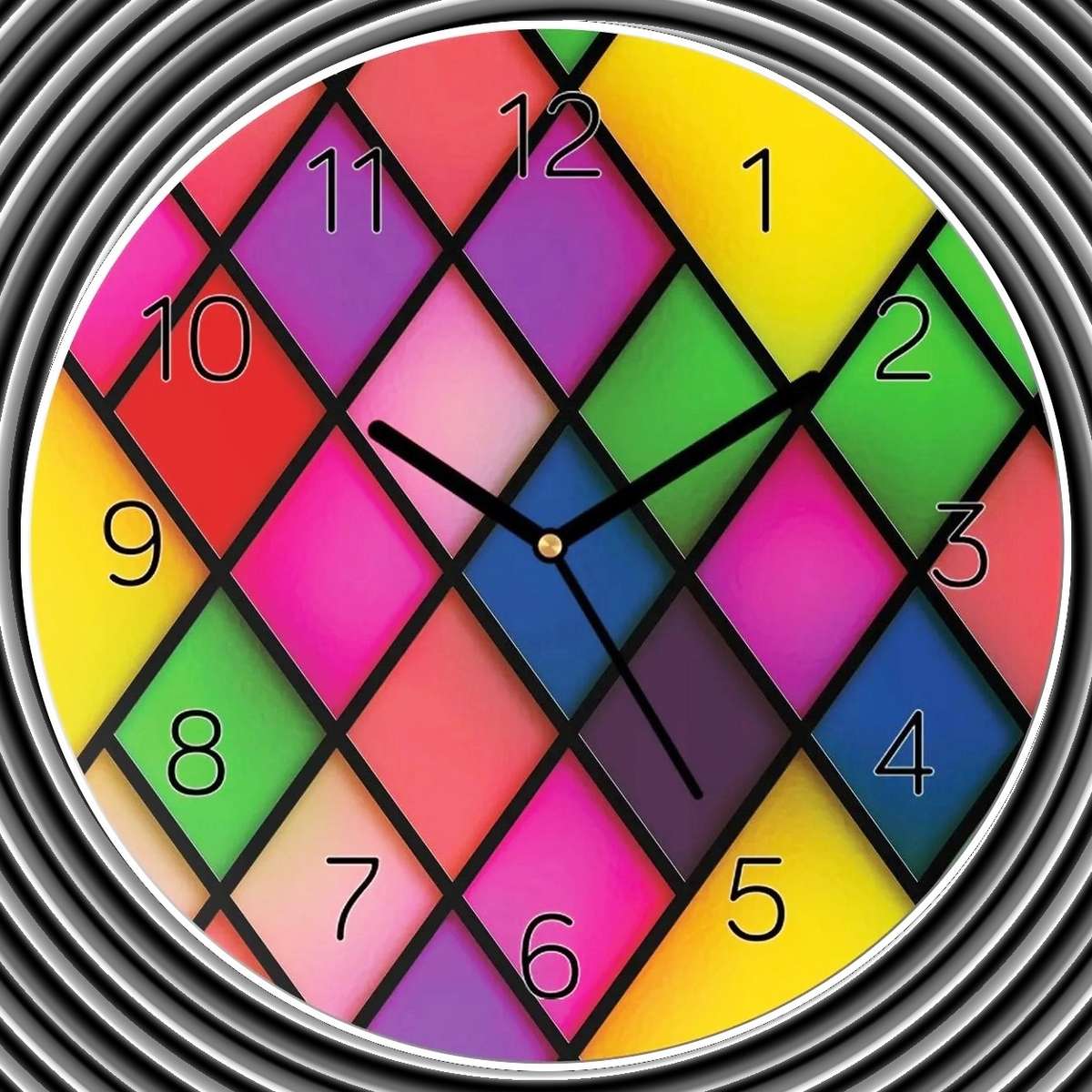 Wall clock online puzzle