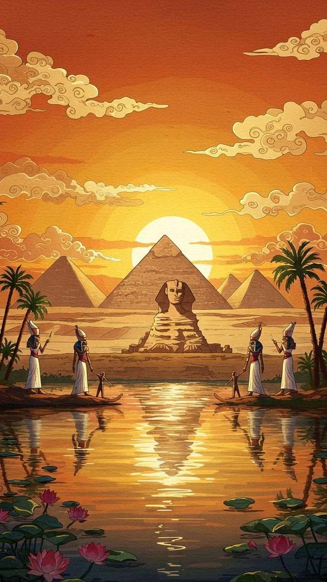 Ancient Egypt puzzle online from photo