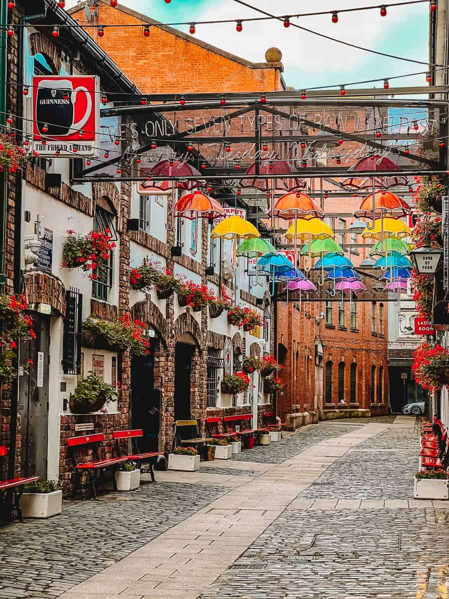 Belfast’s Umbrella Street online puzzle