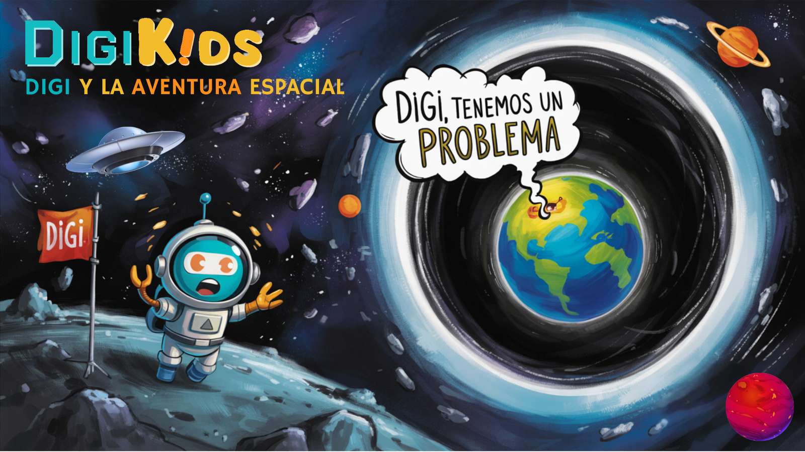 Digikids - Digi и Space Adventure онлайн-пазл