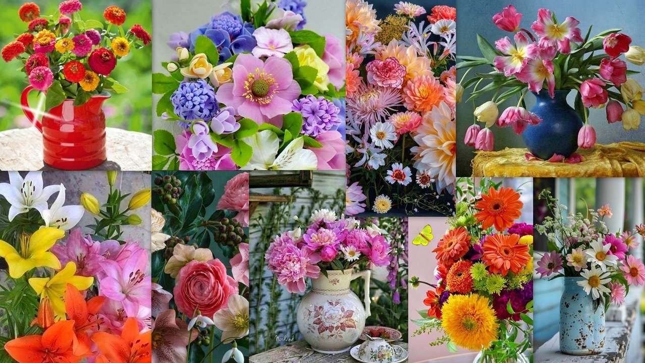 Floral Mix puzzle online from photo