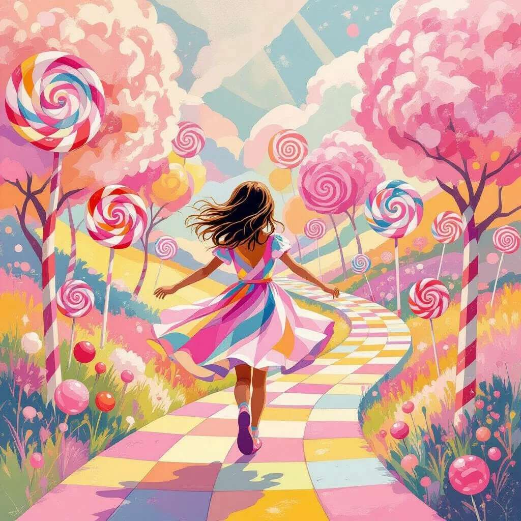 A girl in a dress online puzzle