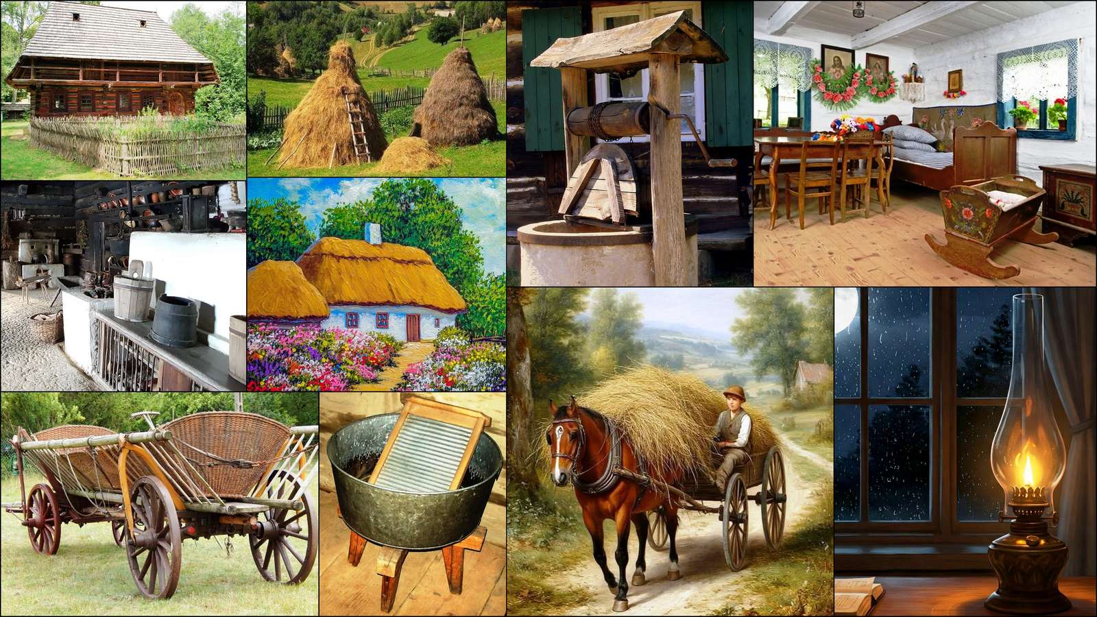 Long ago in the countryside online puzzle