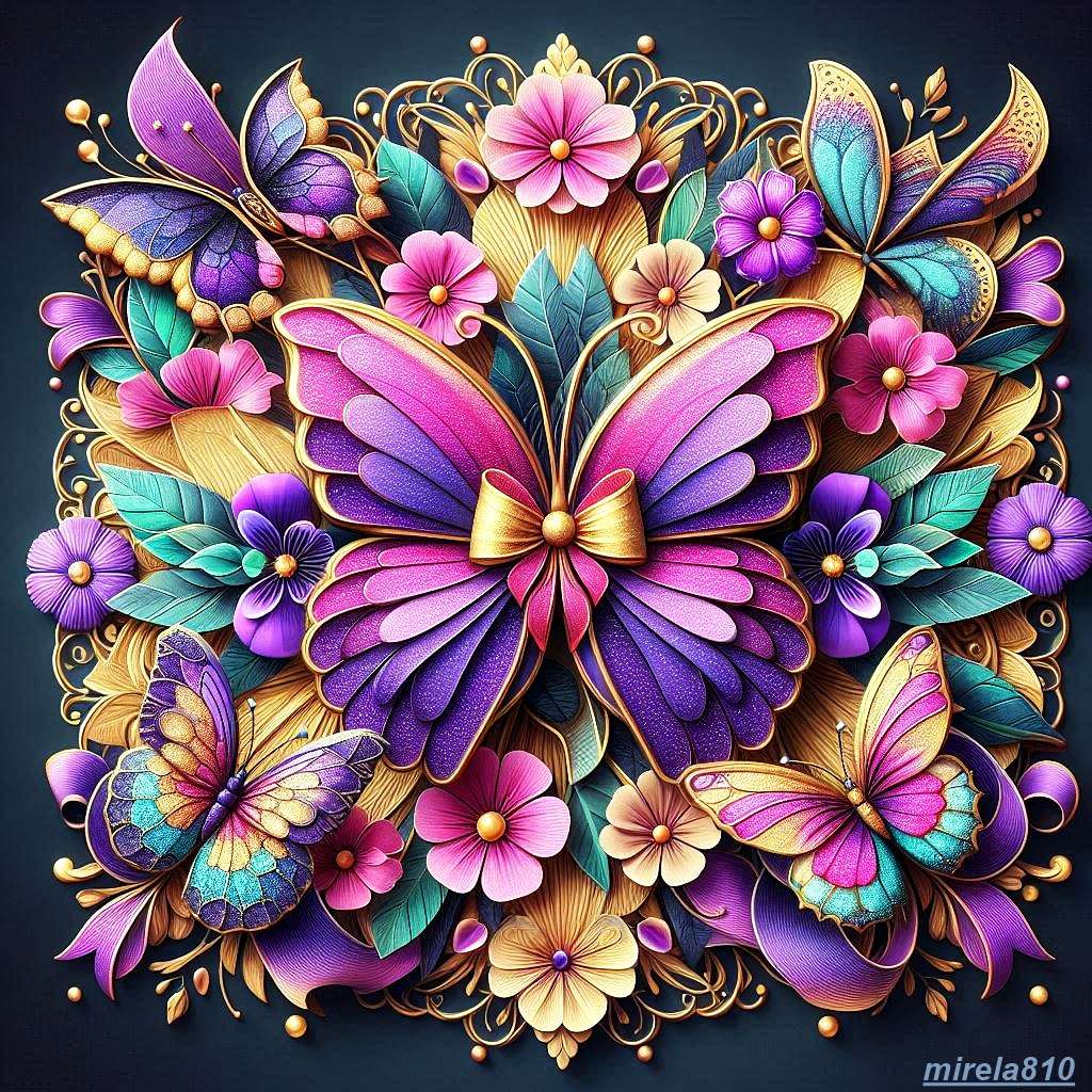 Purple mandala online puzzle