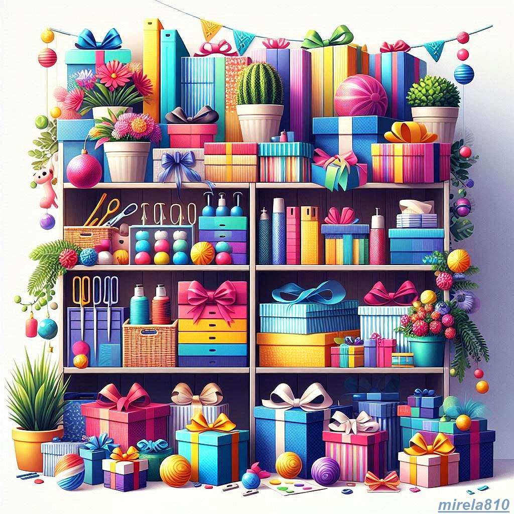 Všechno na polici puzzle online z fotografie