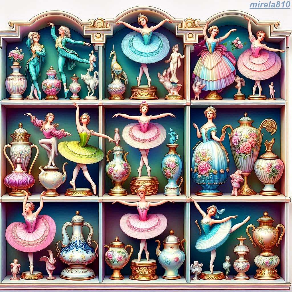 Bailarina de porcelana rompecabezas en línea