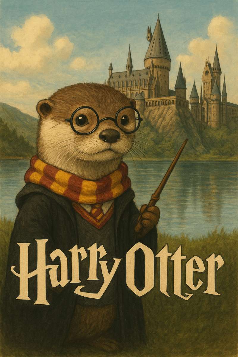 Harry Otter puzzle online from photo