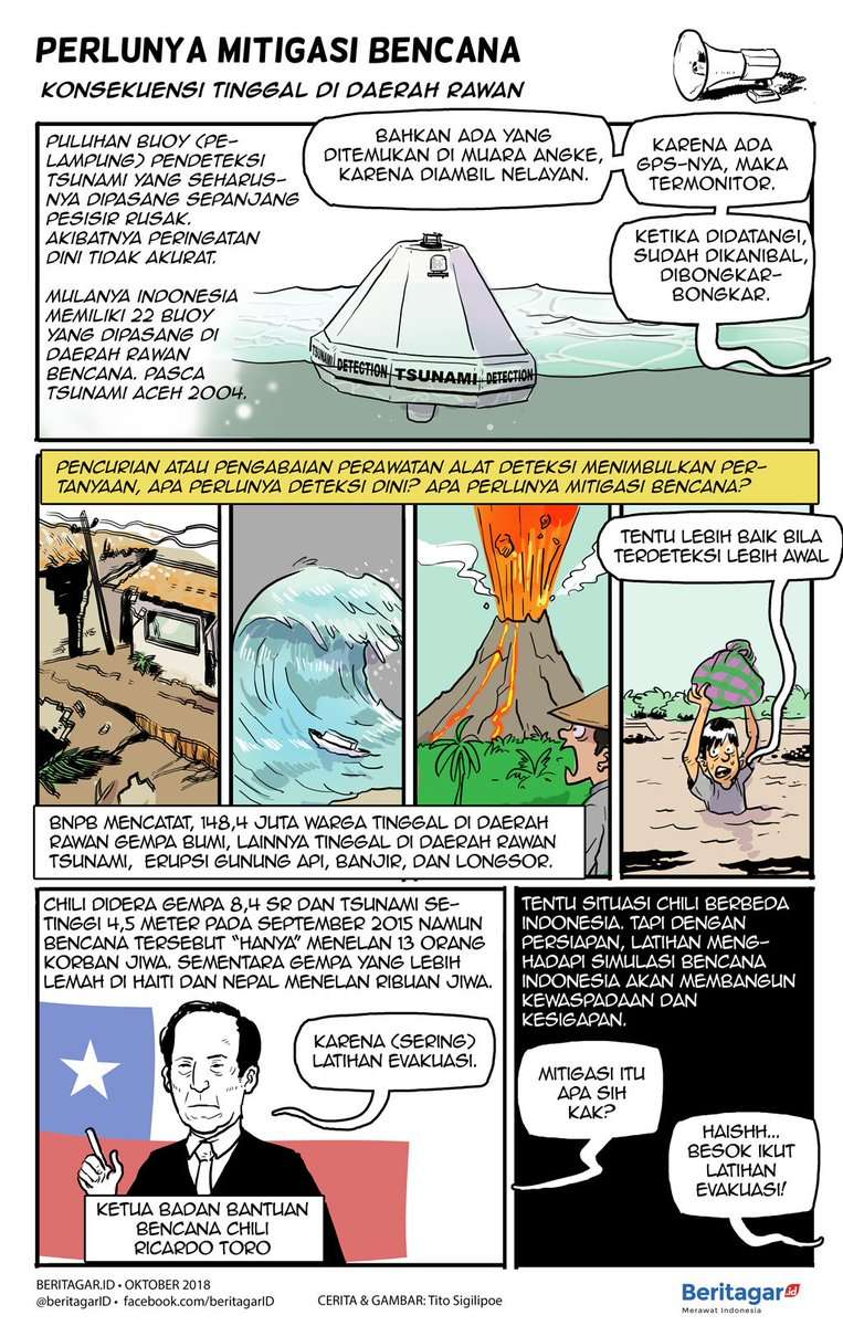 Komik Mitigasi Bencana puzzle online z fotografie