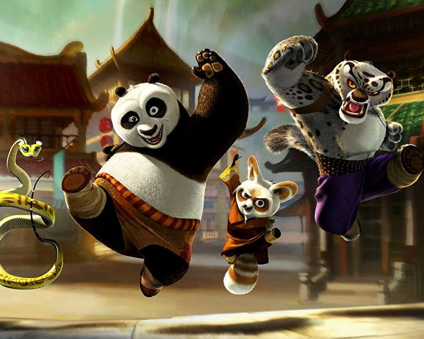 Kung fu panda online puzzle