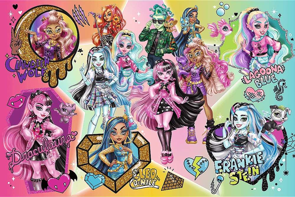 monster high puzzle online ze zdjęcia