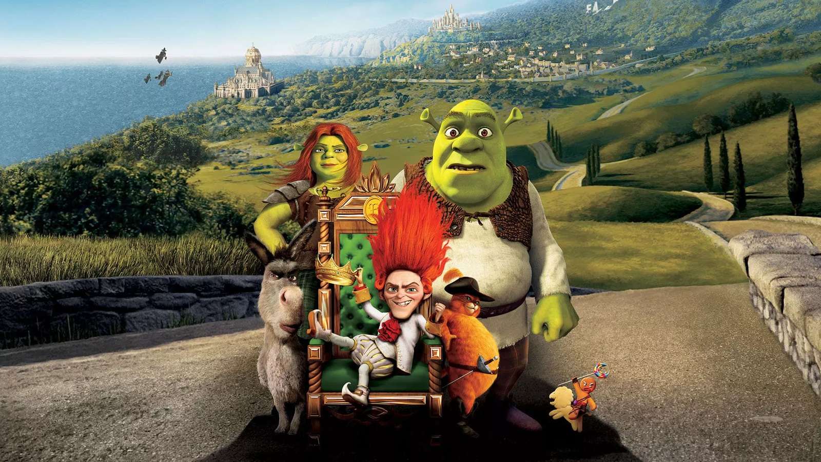 Shrek forever online puzzle