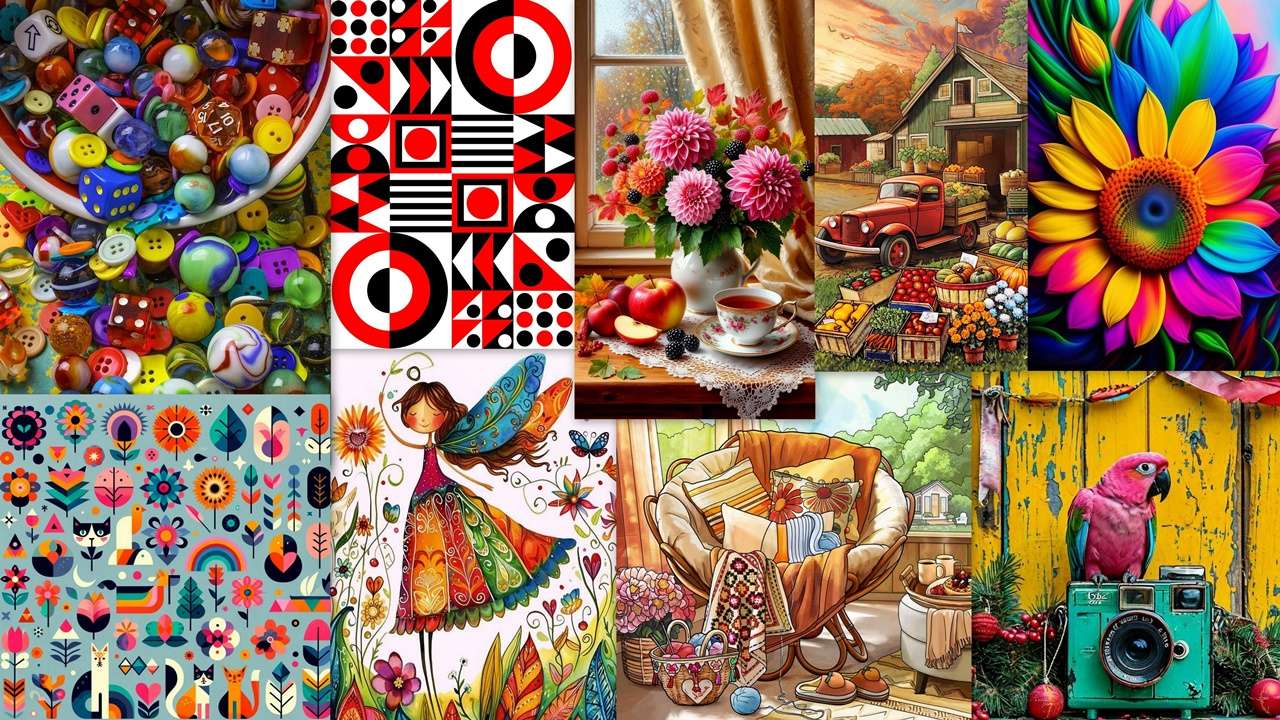 Mish mash puzzle online from photo