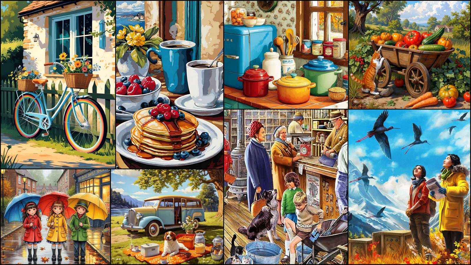 Bicicleta azul puzzle online