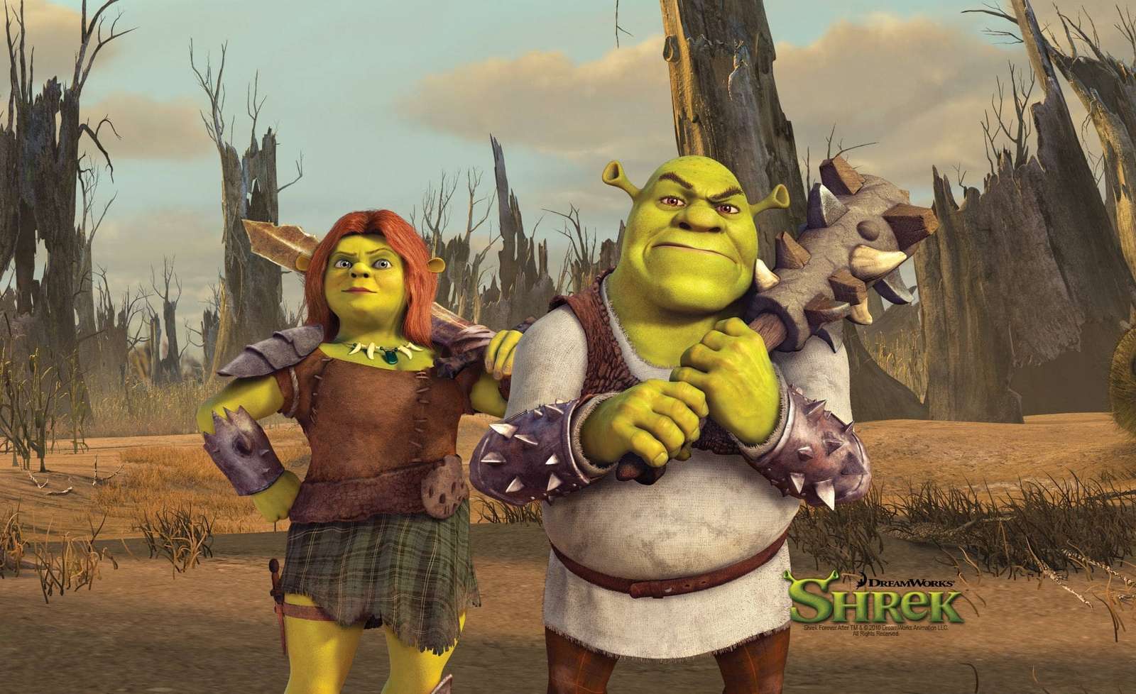 Shrek 4 Ataque puzzle online a partir de fotografia