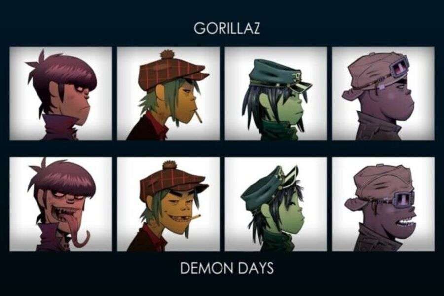 Gorillaz - Dämonentage Online-Puzzle vom Foto