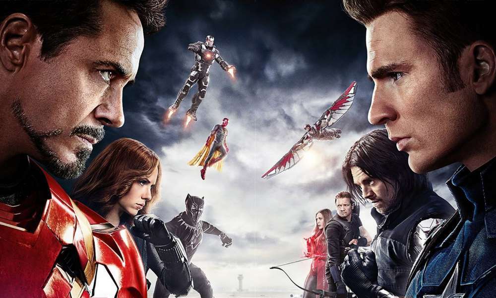 Vengadores de la guerra civil puzzle online a partir de foto