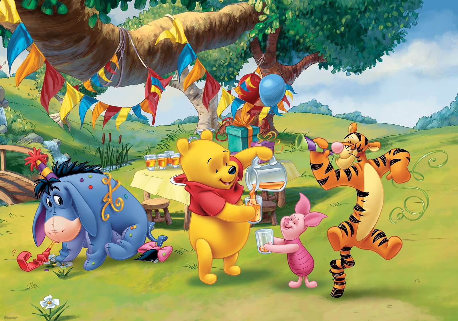 Kubuś puchatek puzzle online