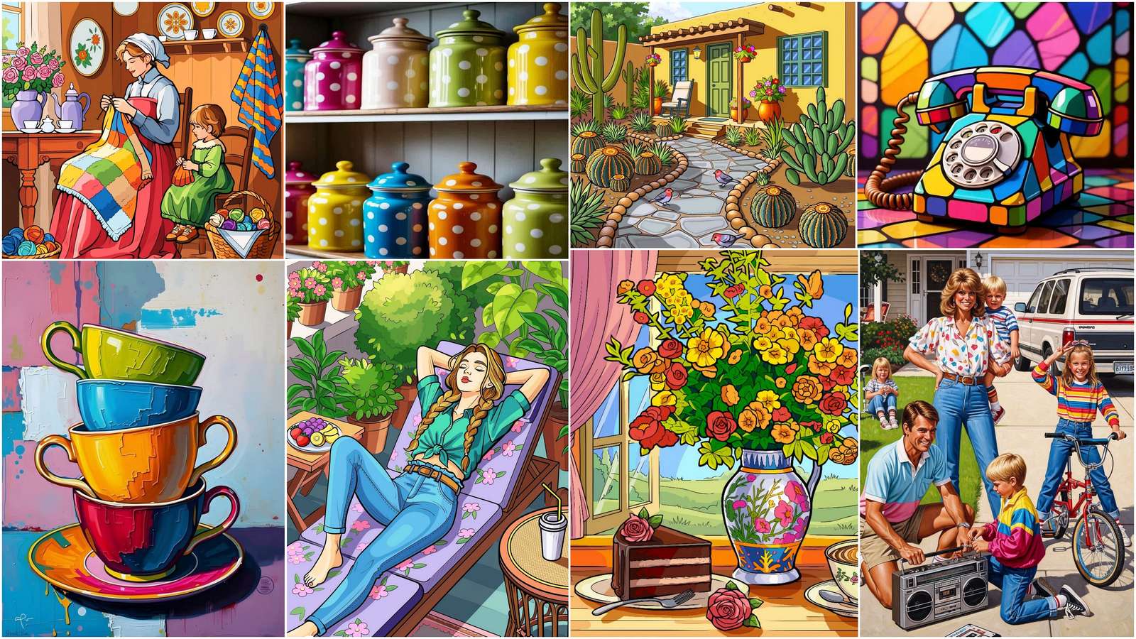 Tassen Online-Puzzle vom Foto