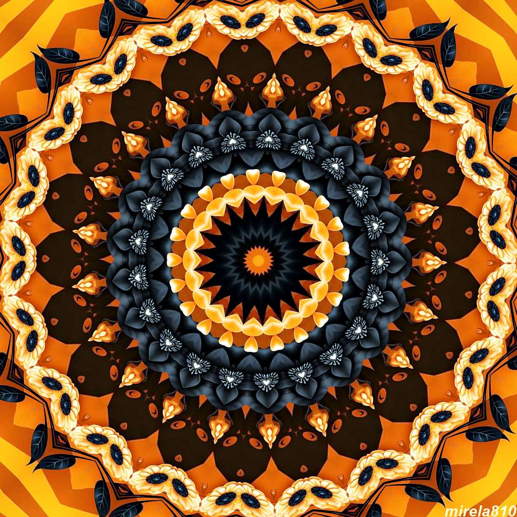 Mandala, puzzle online puzzle
