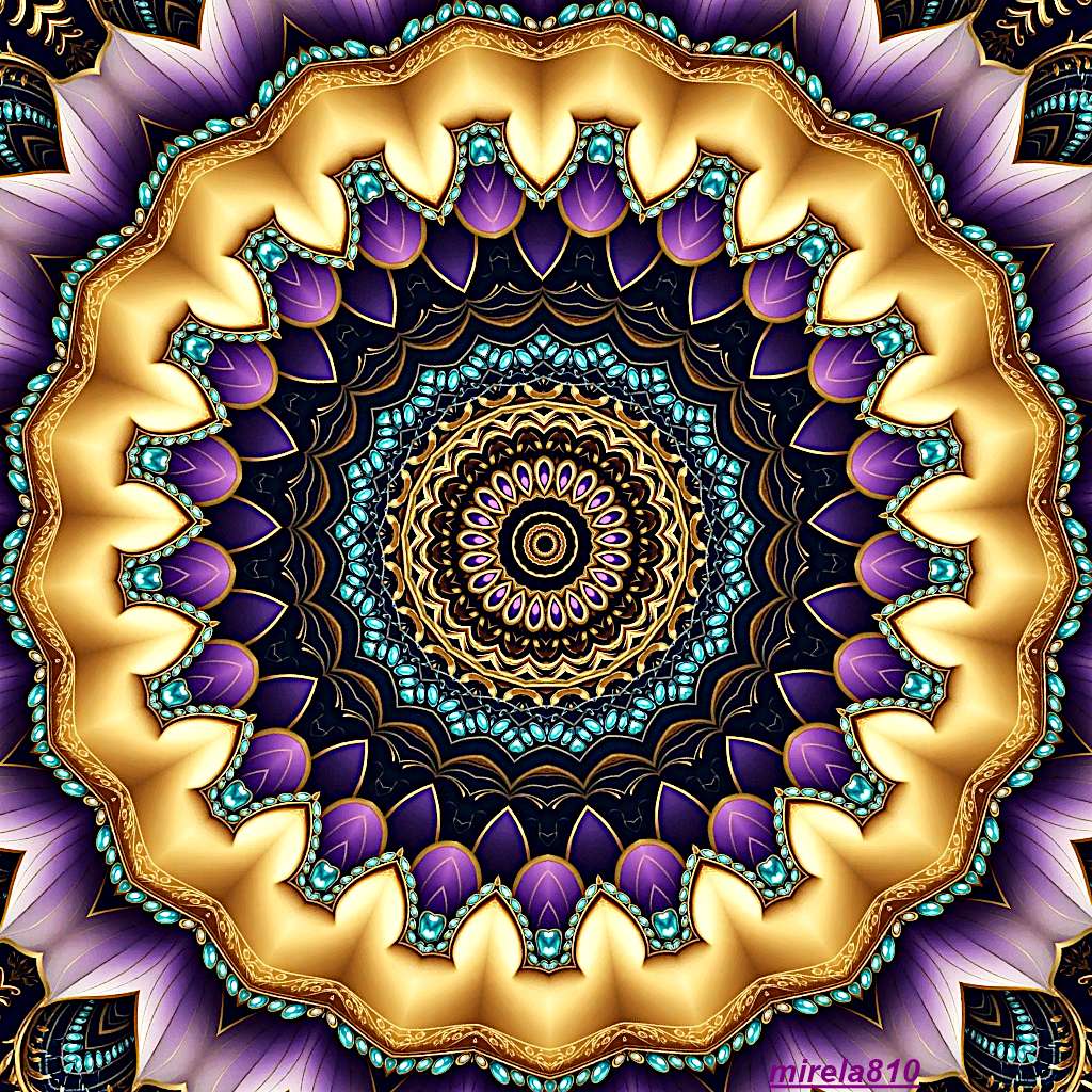 Mandala, puzzle online puzzle