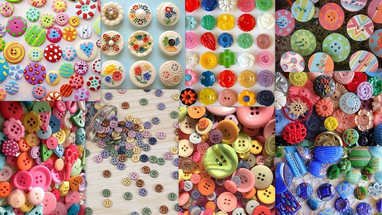 Buttons puzzle online from photo