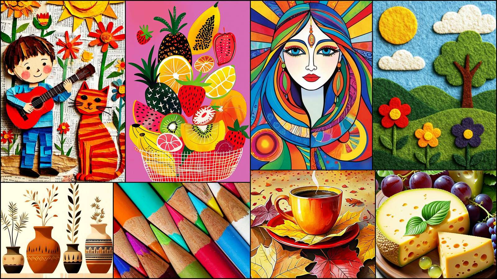 Gatto musicale puzzle online