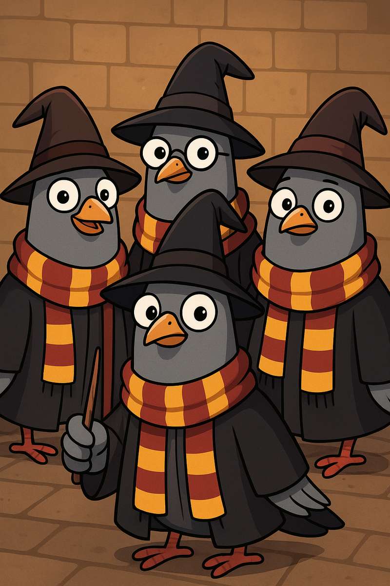 porumbelul lui Hogwarts puzzle online din fotografie