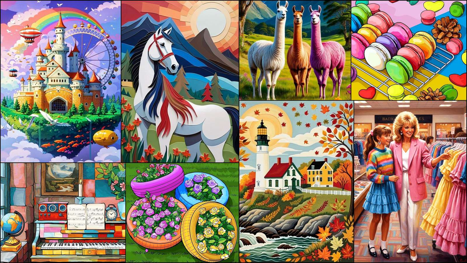 Three llamas online puzzle