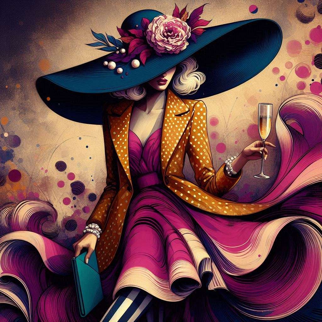 Lady of Fashion puzzle online from photo