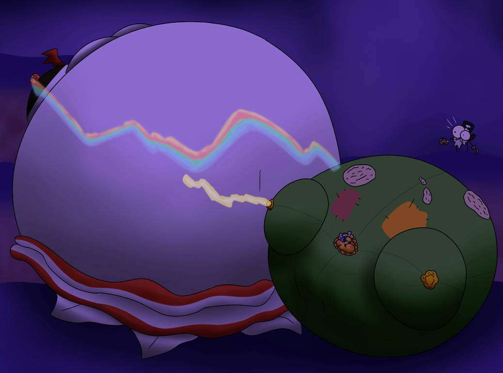 Inflação de balão de pelúcia de vampiro puzzle online a partir de fotografia